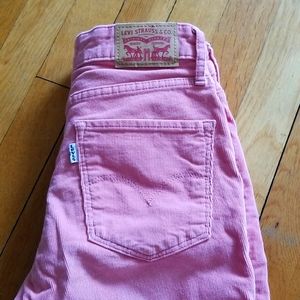 Levi's Pink Corduroy pants cords jeans